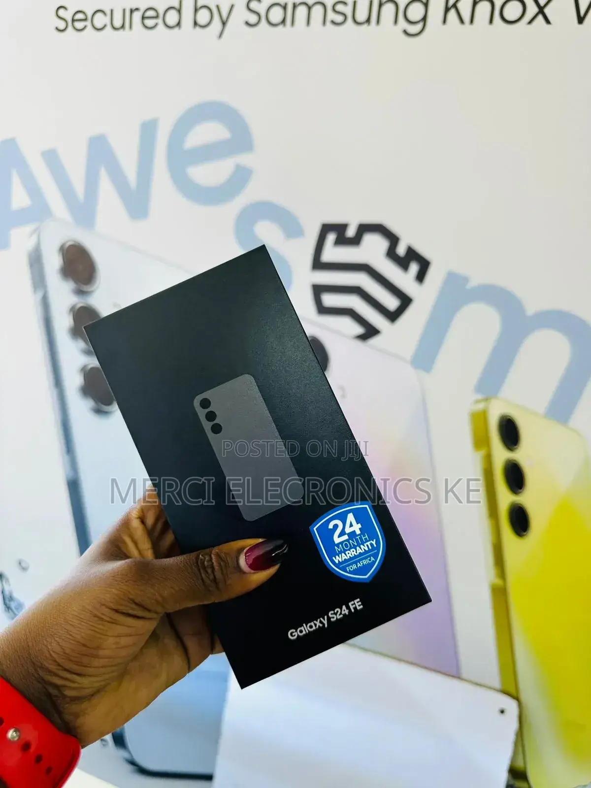 New Samsung Galaxy S24 FE 256 GB Black