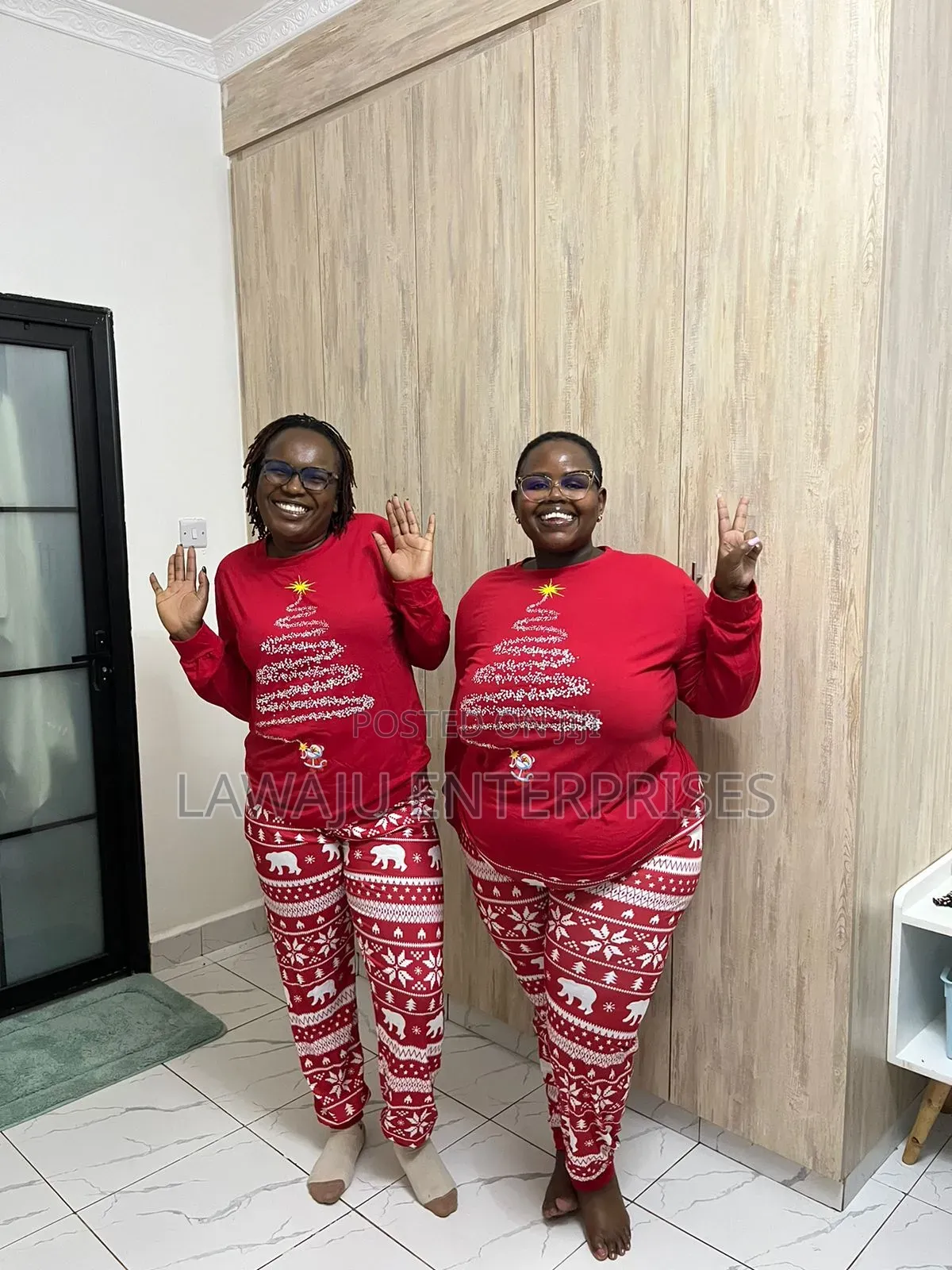 Classic Red Themed Pajamas