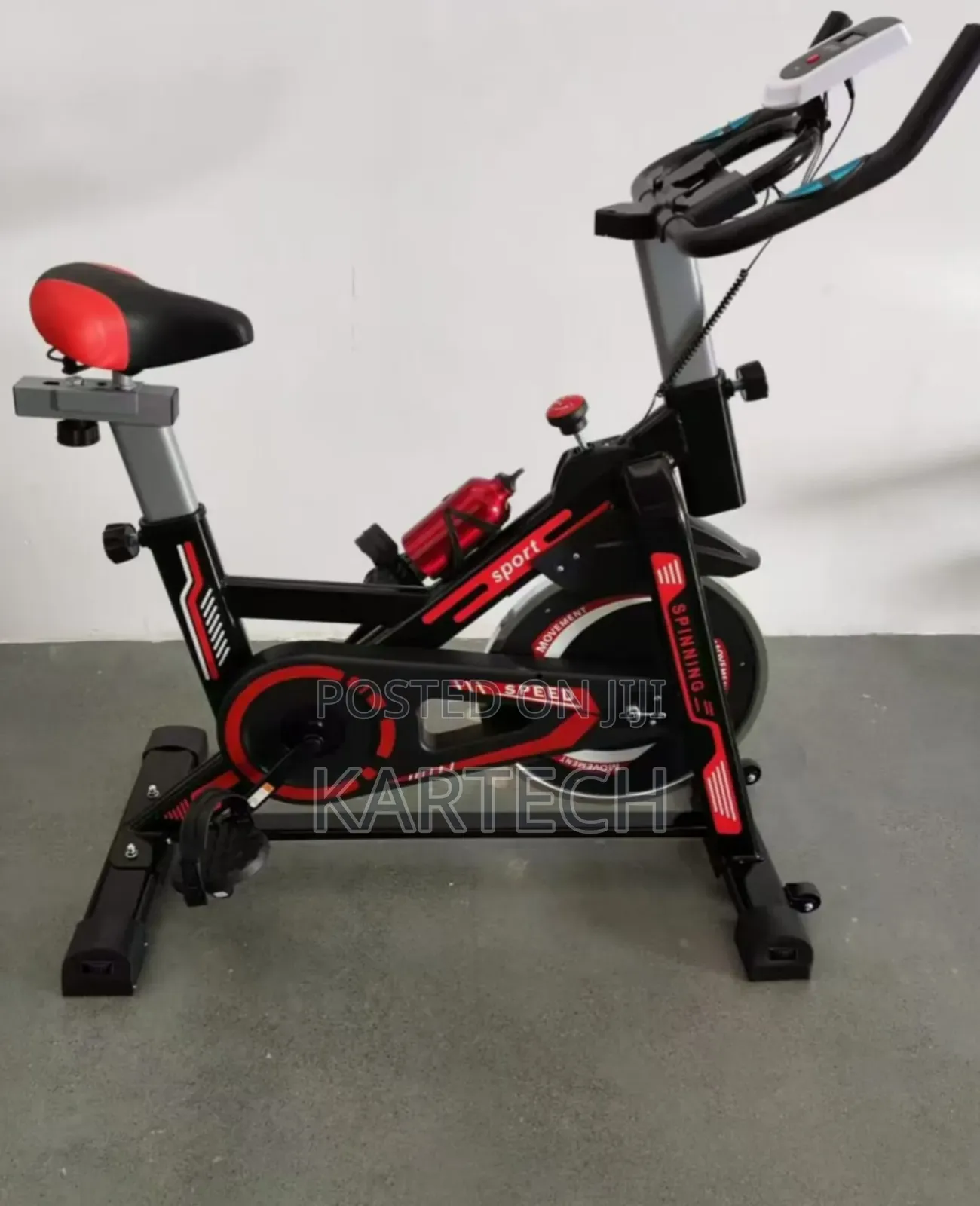 Spin Bike With Monitor and Pulse