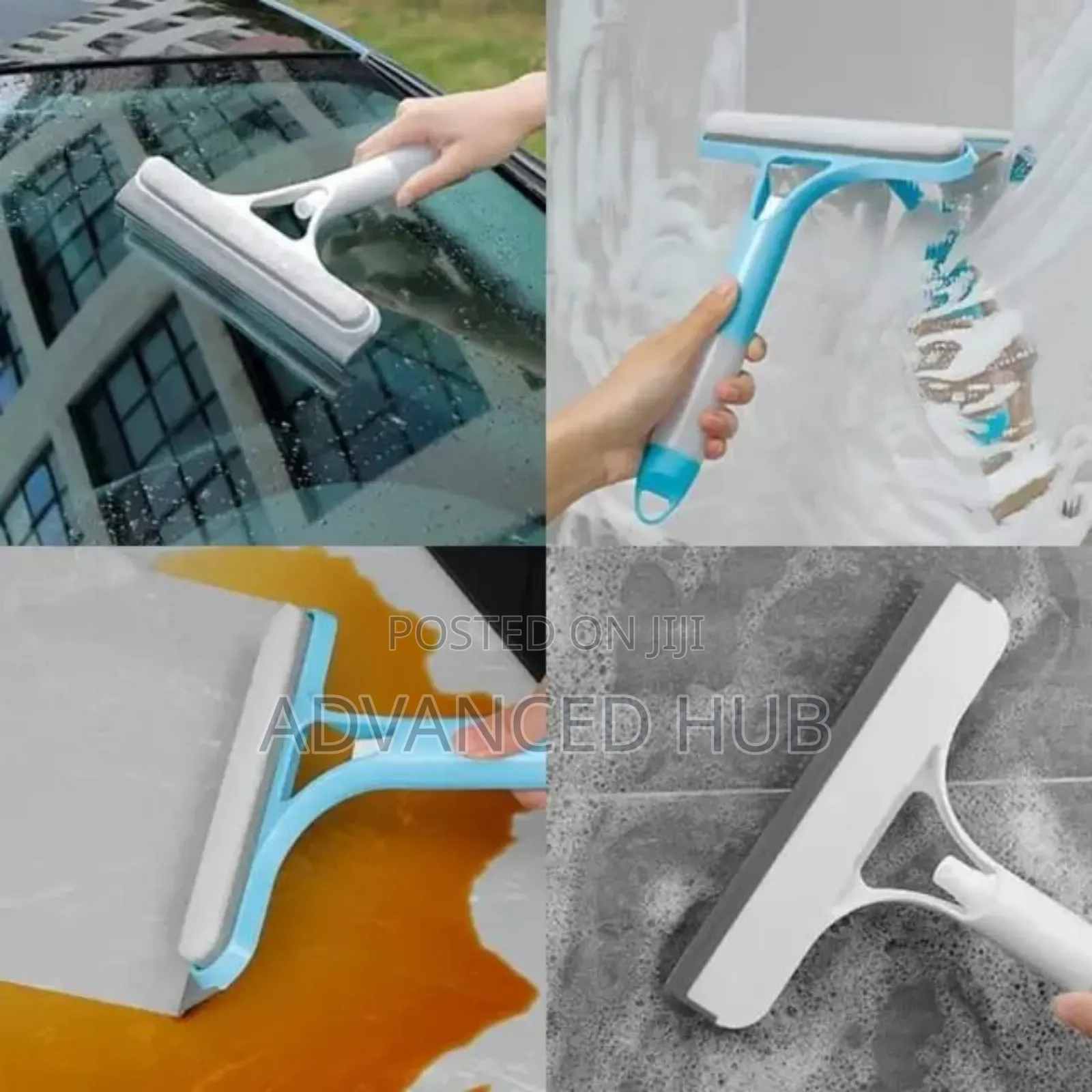 3in1 Spray Glass Double Sided Wiper Squeegee