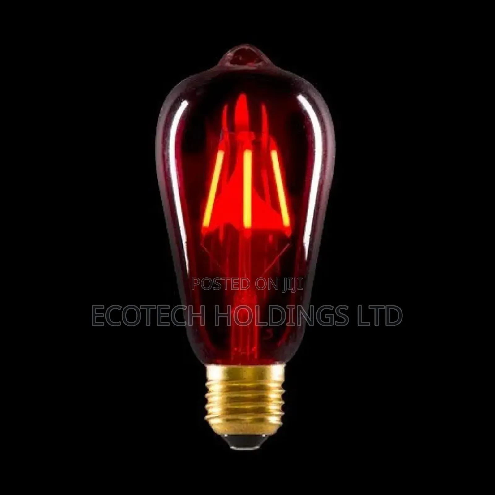 LED Red Filament Bulb Yv8tfd