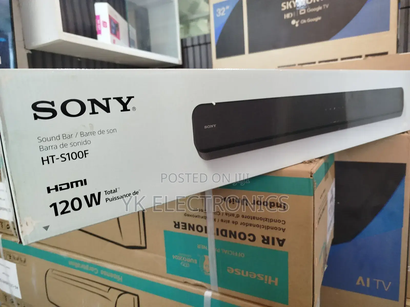 Sony Ht-S100f 2ch Single Soundbar With Bluetooth