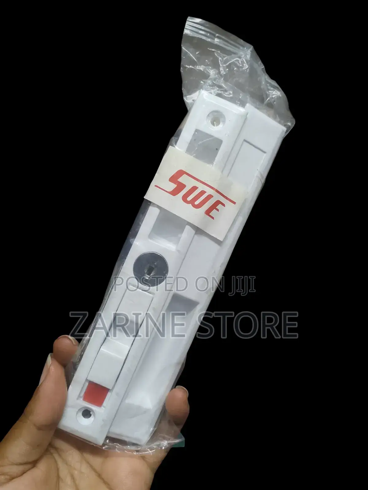 White Sliding Door Lock