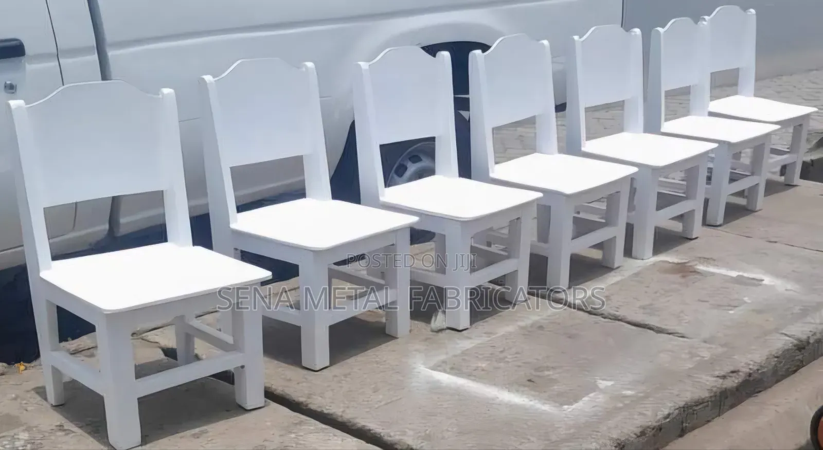 Kindergarten Chairs Pure White Colour.