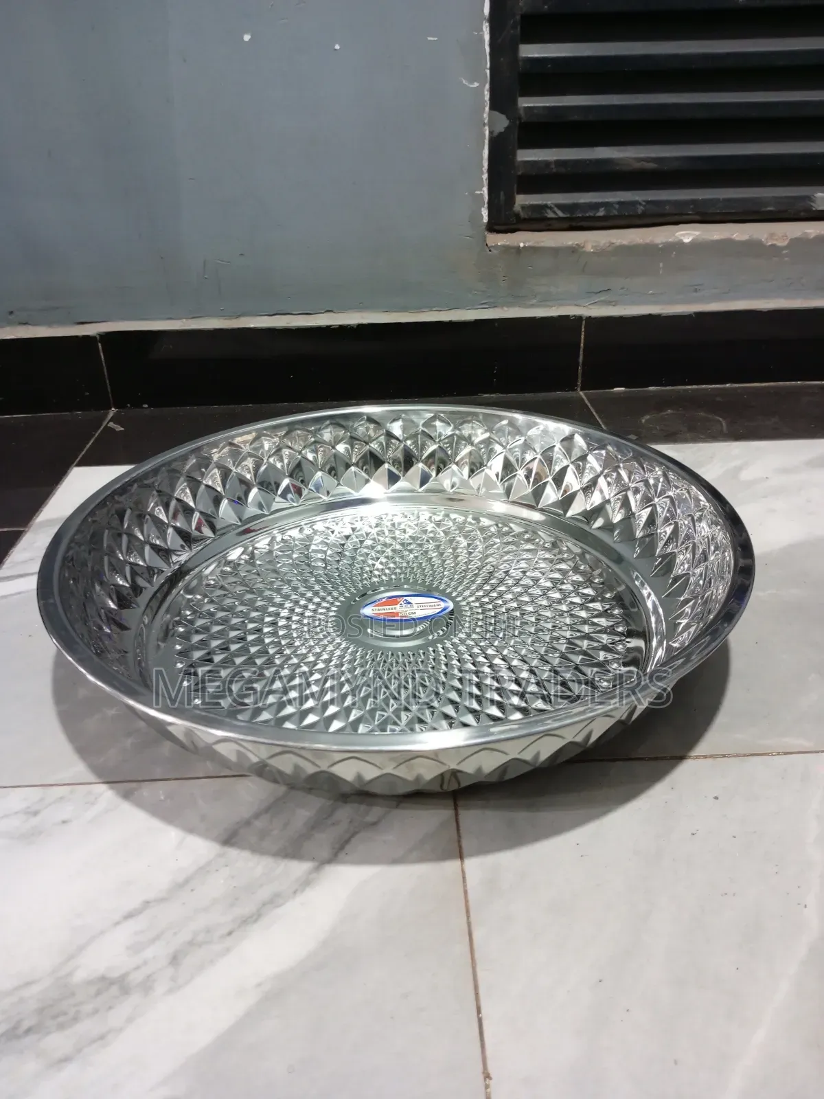 50cm Stainless Steel Serving Platter/ Sinia Heavy and Deep
