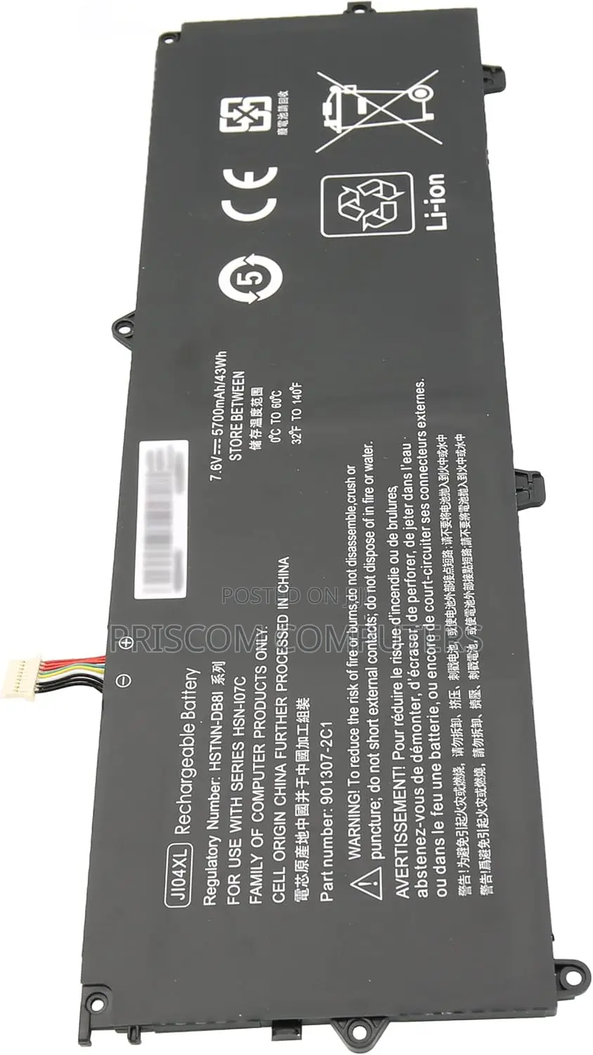 JI04XL Battery HP Elite X2 1012 G2 Tablet