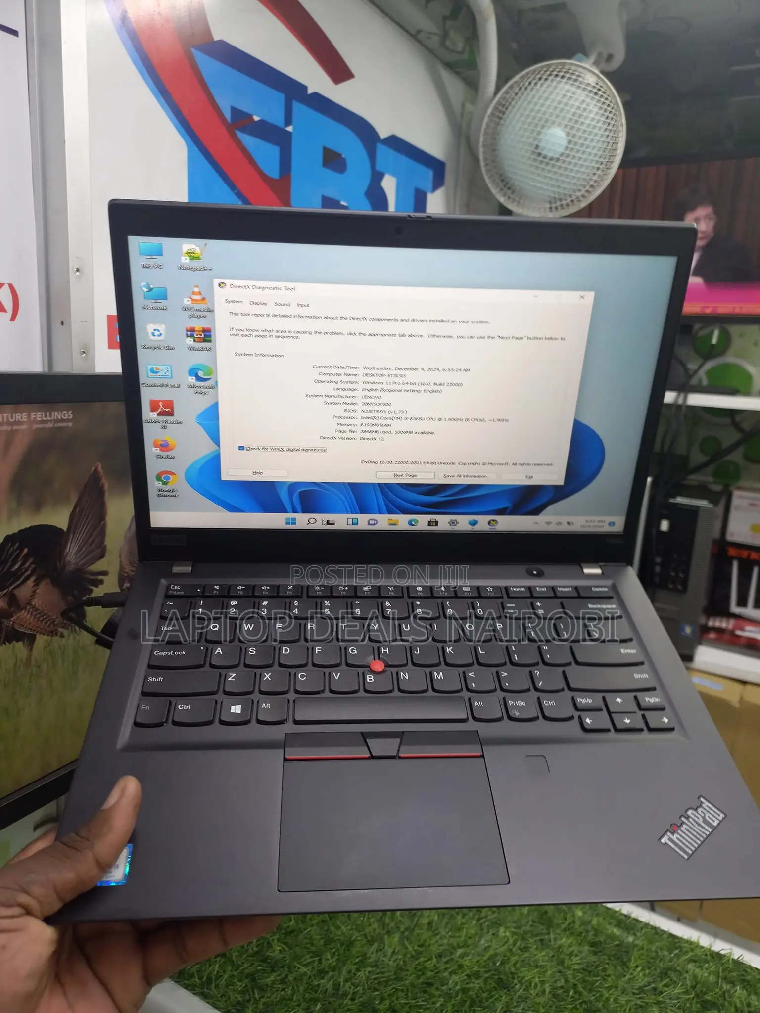 Laptop Lenovo Thinkpad T490s 8GB Intel Core I5 SSD 256GB