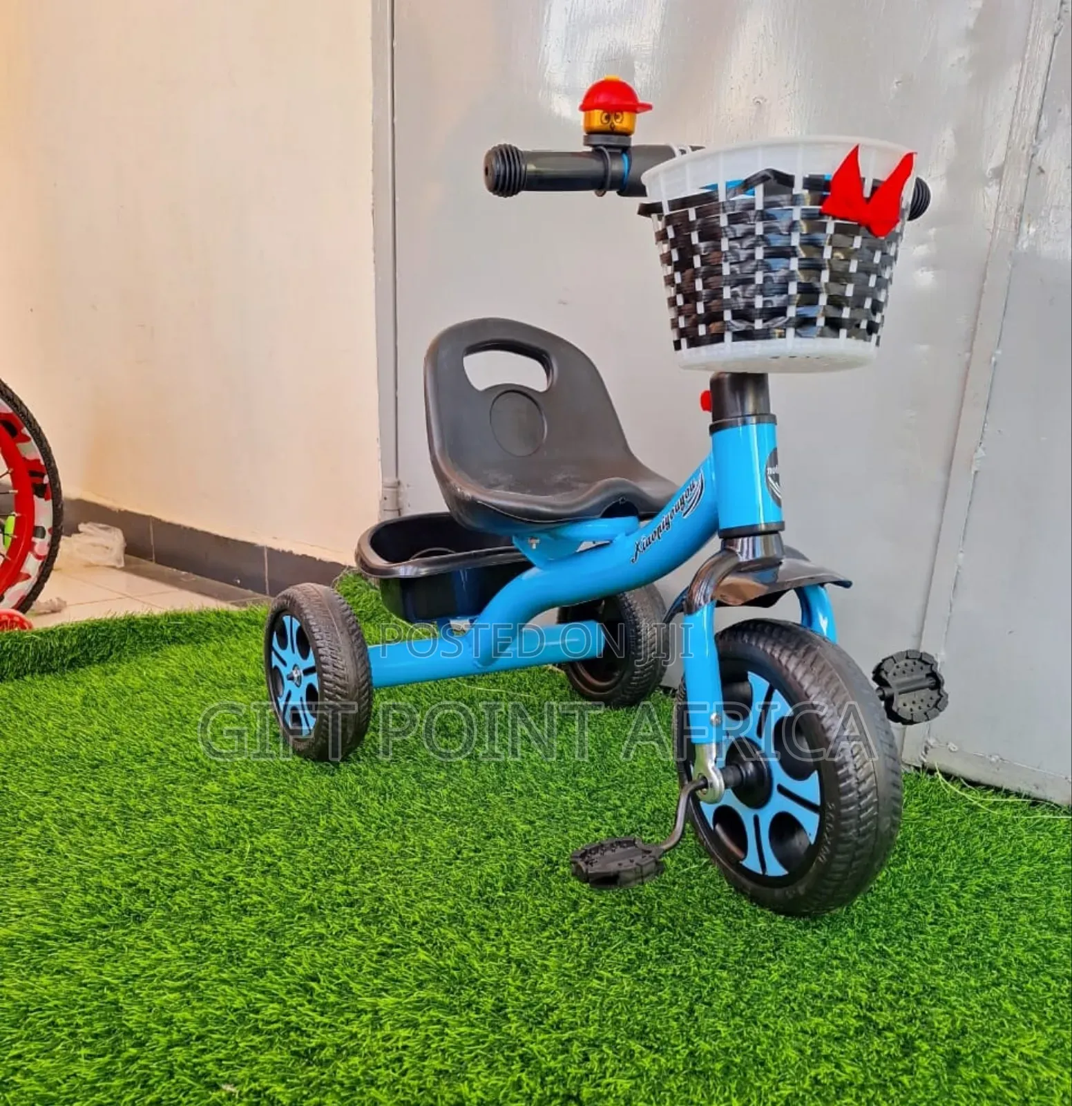 Blue Three Wheels Kids Tricycle