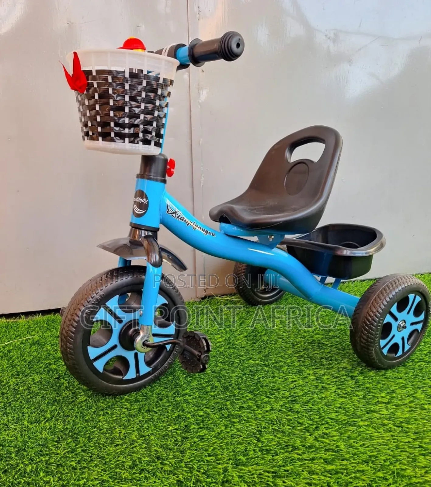 Blue Three Wheels Kids Tricycle