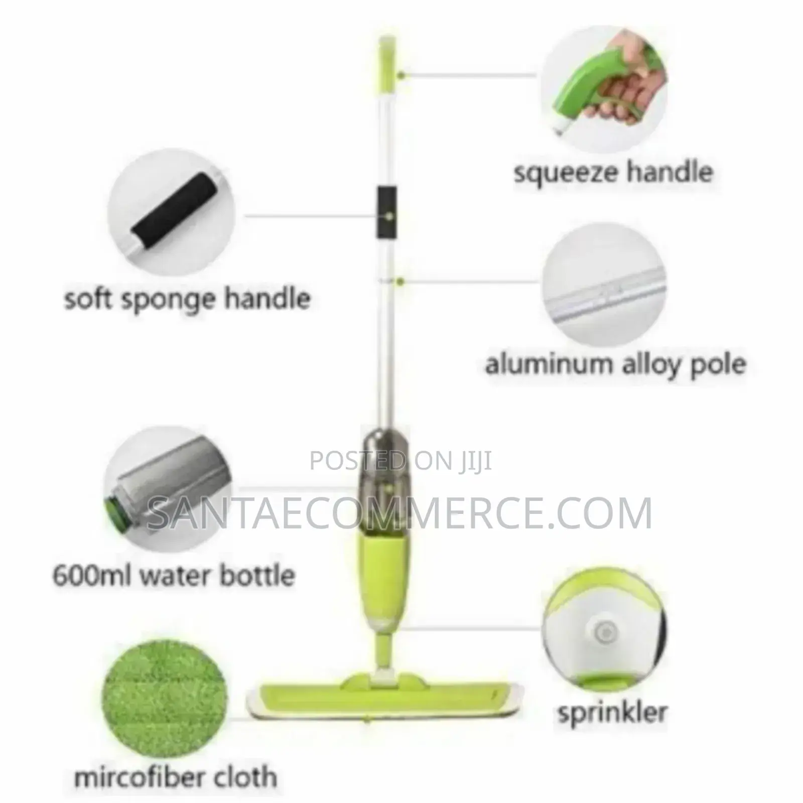 Rotatable Adjustable Spray Mop
