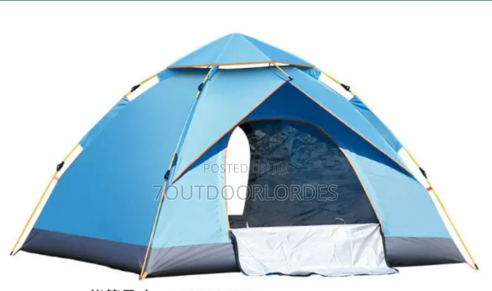 3 to 4 Man Waterproof Pop Up Tent (Double Layer)