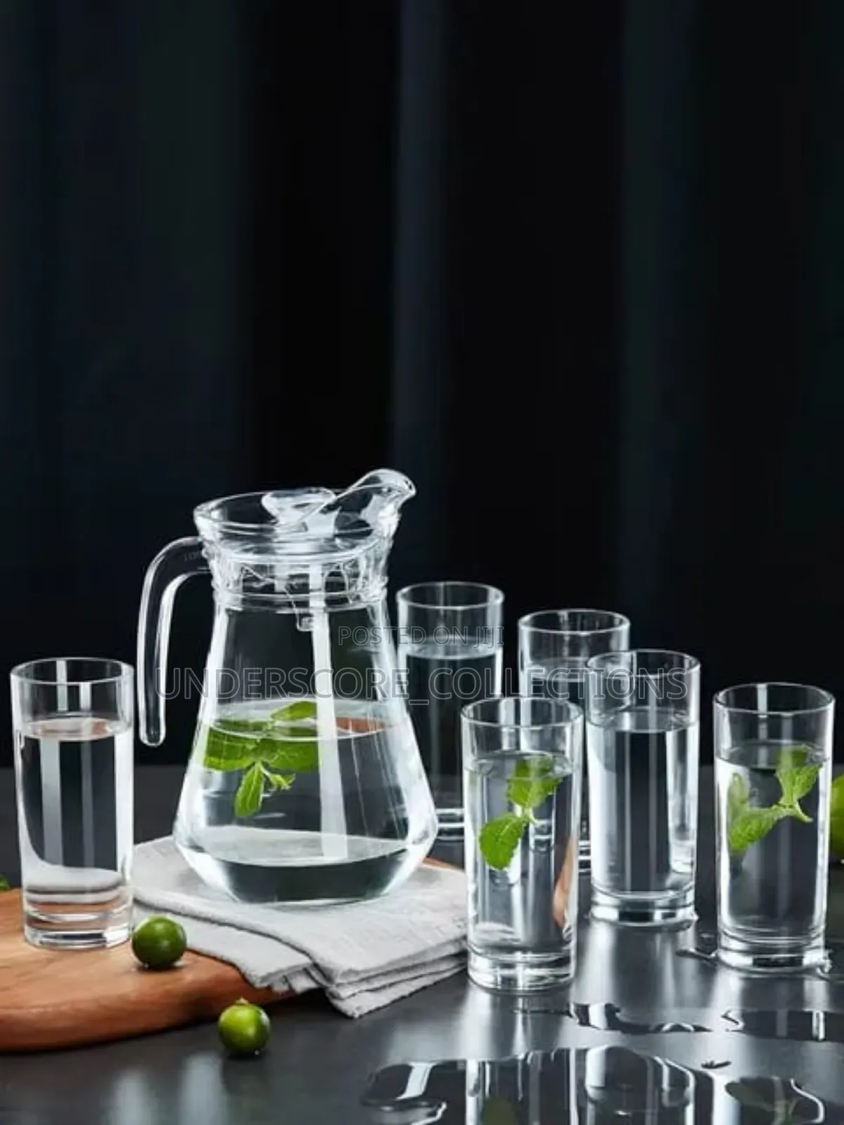 *Classic Water Jug Set(6glasses+Jug)*Capacity:* 1.3litres