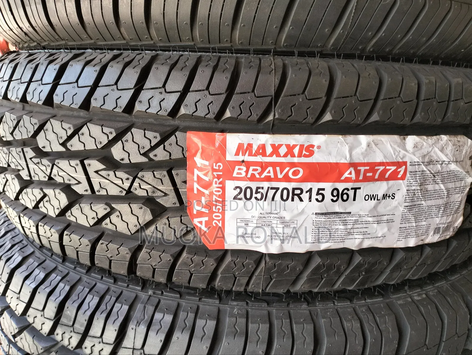 205/70r15 Maxxis Tyre (A/T 771