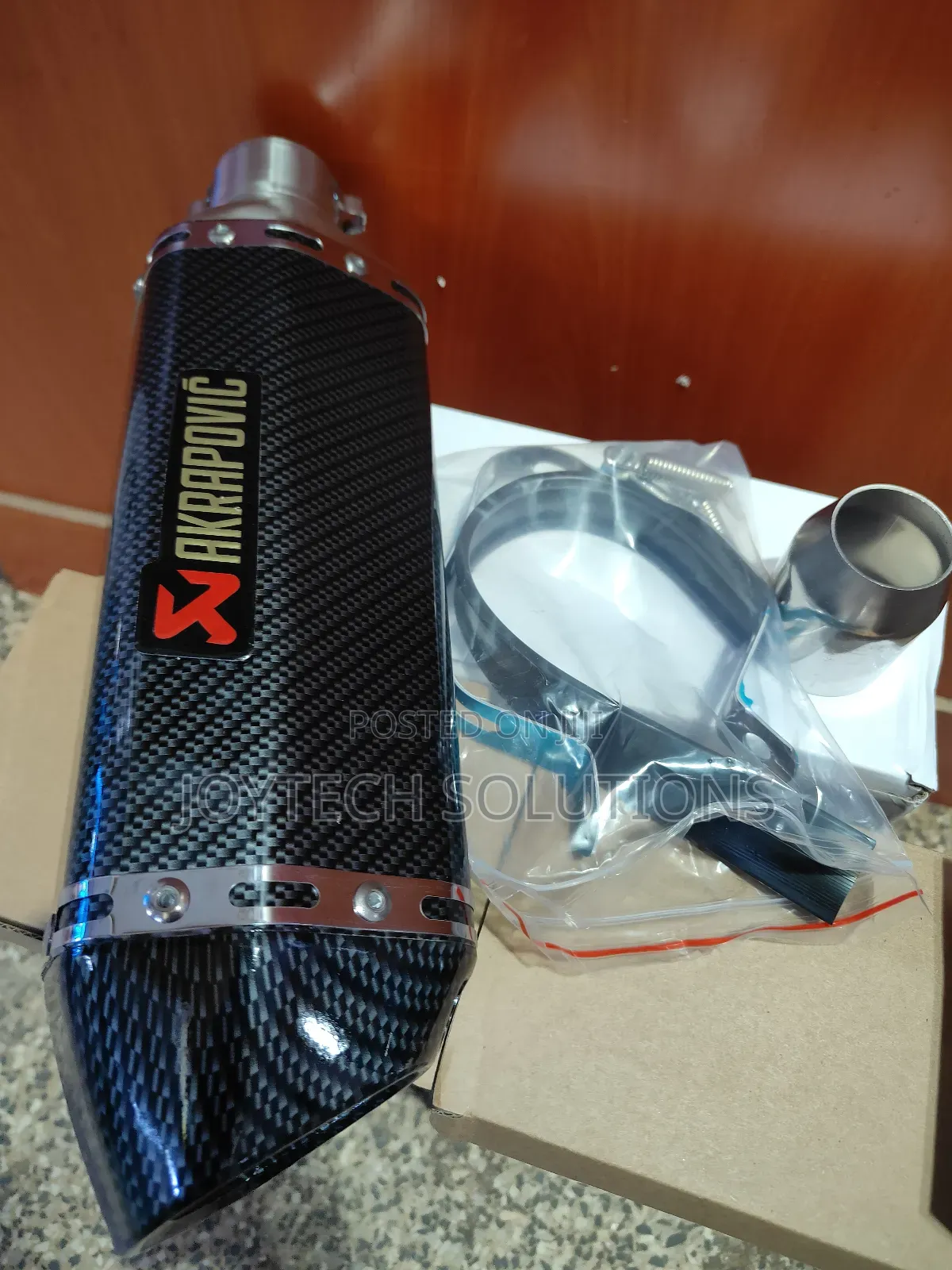 Exhaust Muffler Carbon Fiber 1.5-2" With Removable Db Killer