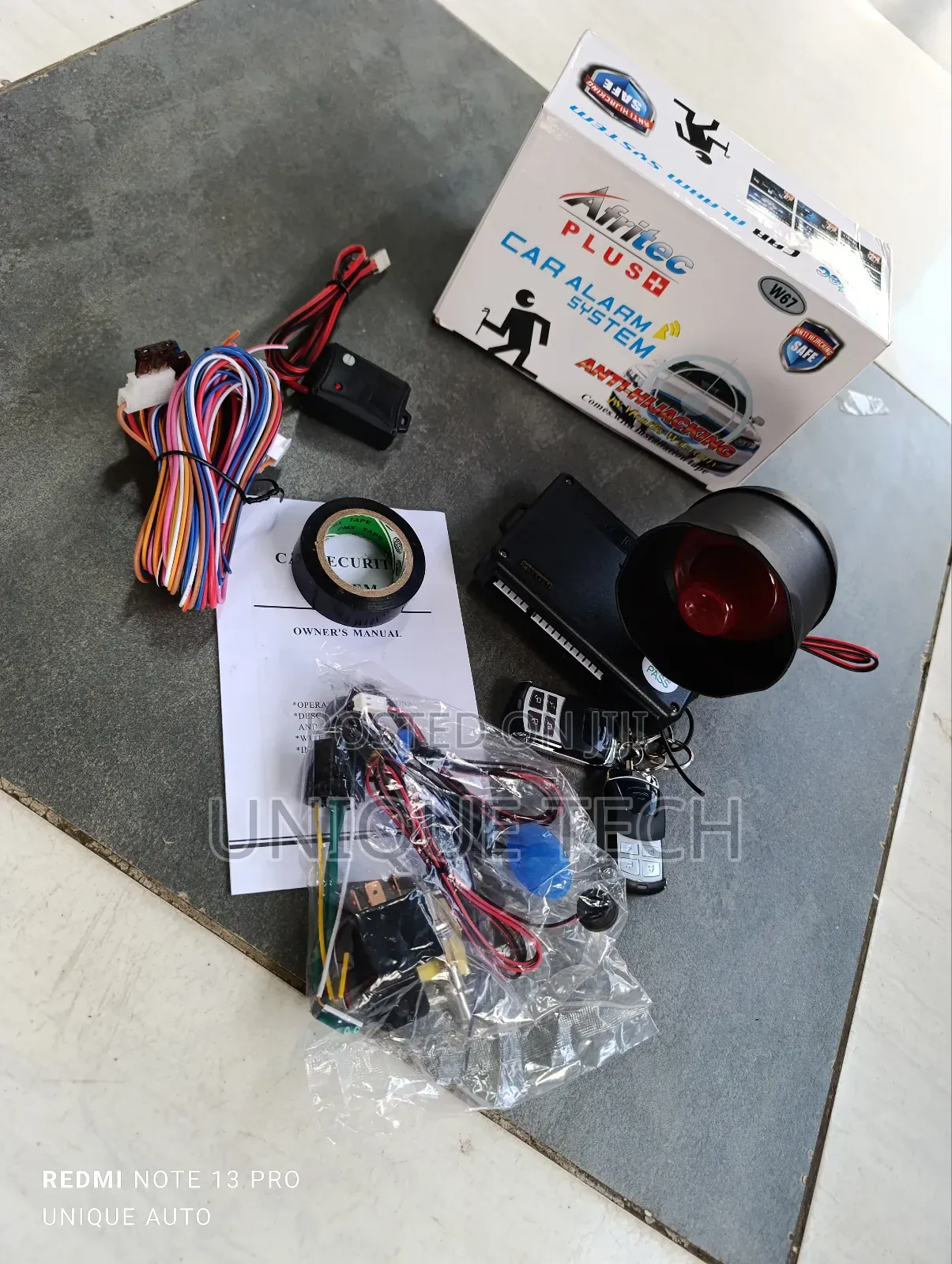 Afritec Advanced Car Alarm With Engine Cut-Out