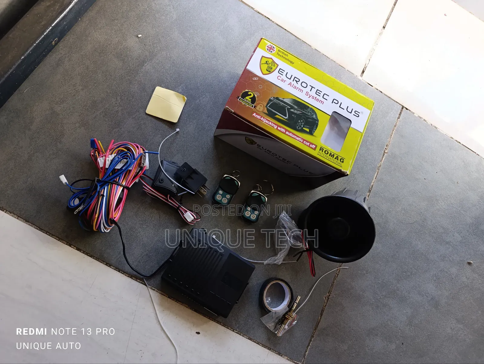 Eurotec Alarm With Cut Out-Unbeatable Theft Prevention