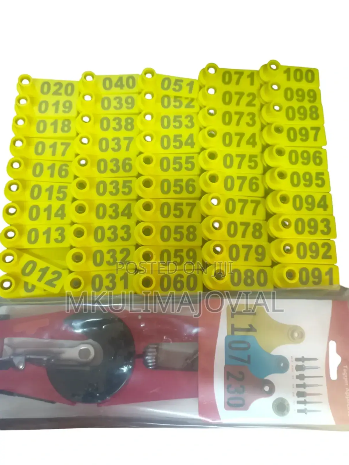 Sheep/Goat Ear Tags 100pcs Packed
