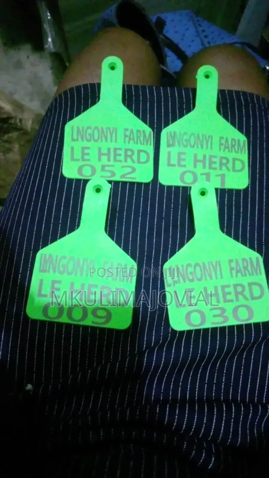Cow /Sheep/ Goat Personalized Label Ear Tags