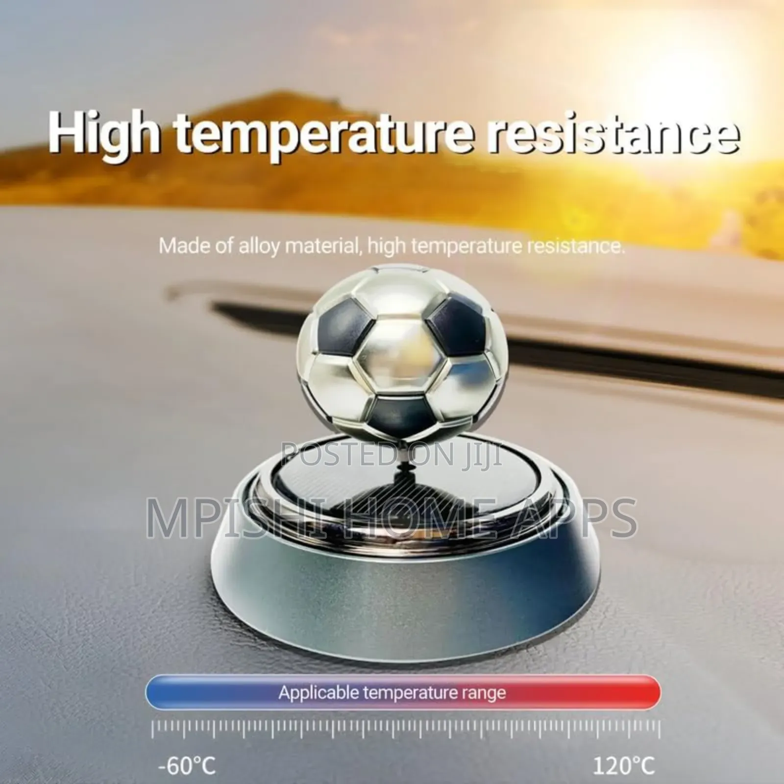 Solar Car Scent Diffuser Football Series