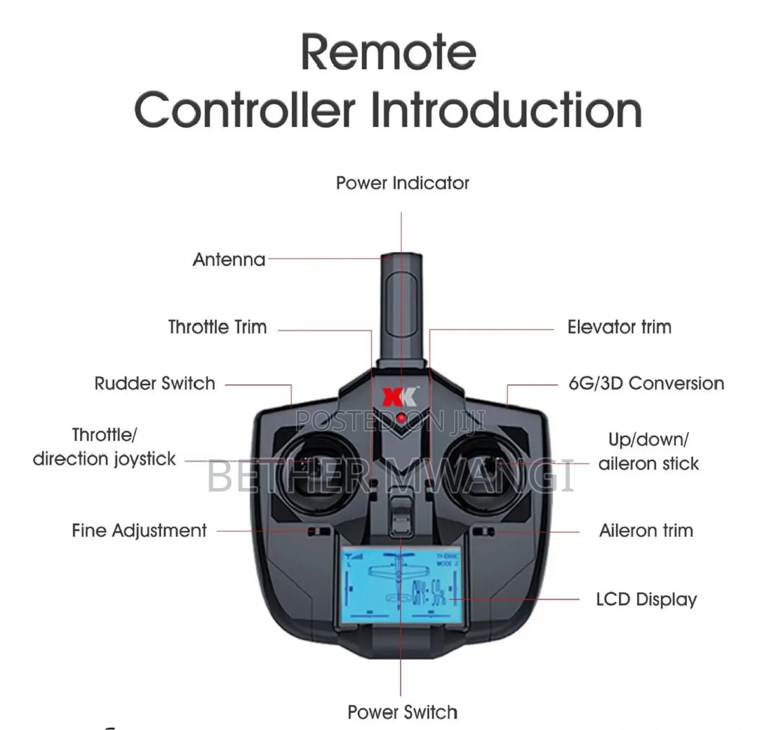 Large Brushless Remote Control Plane RC in Kenya