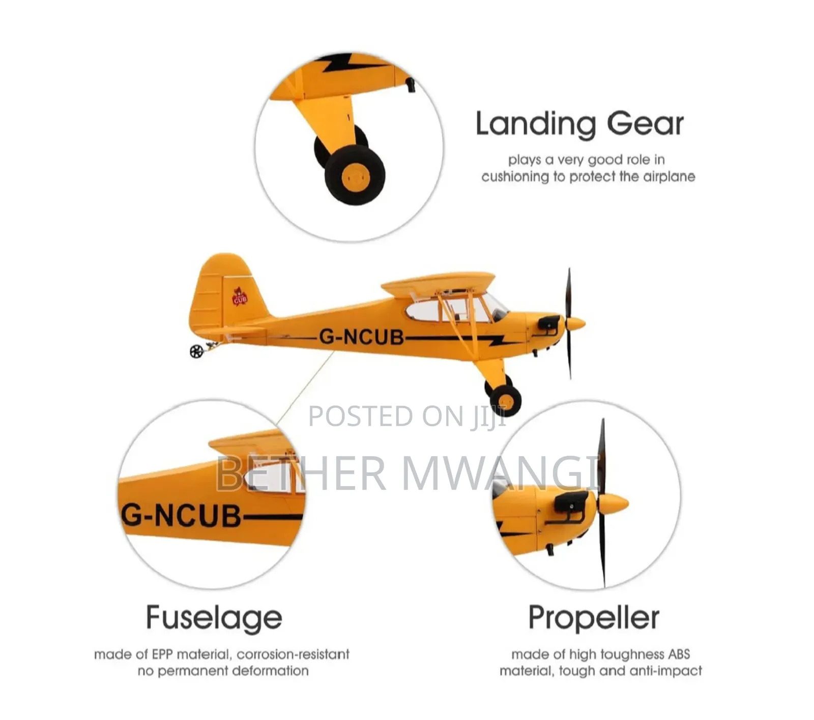Large Brushless Remote Control Plane RC in Kenya