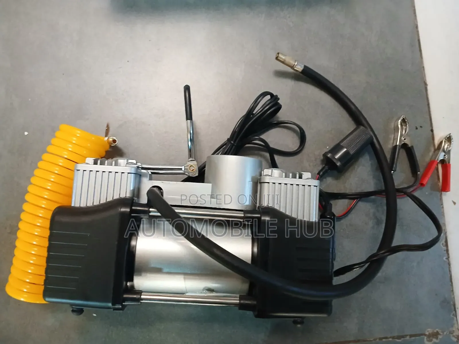Double Air Compressor - Car Tyre Air Pressure Pump