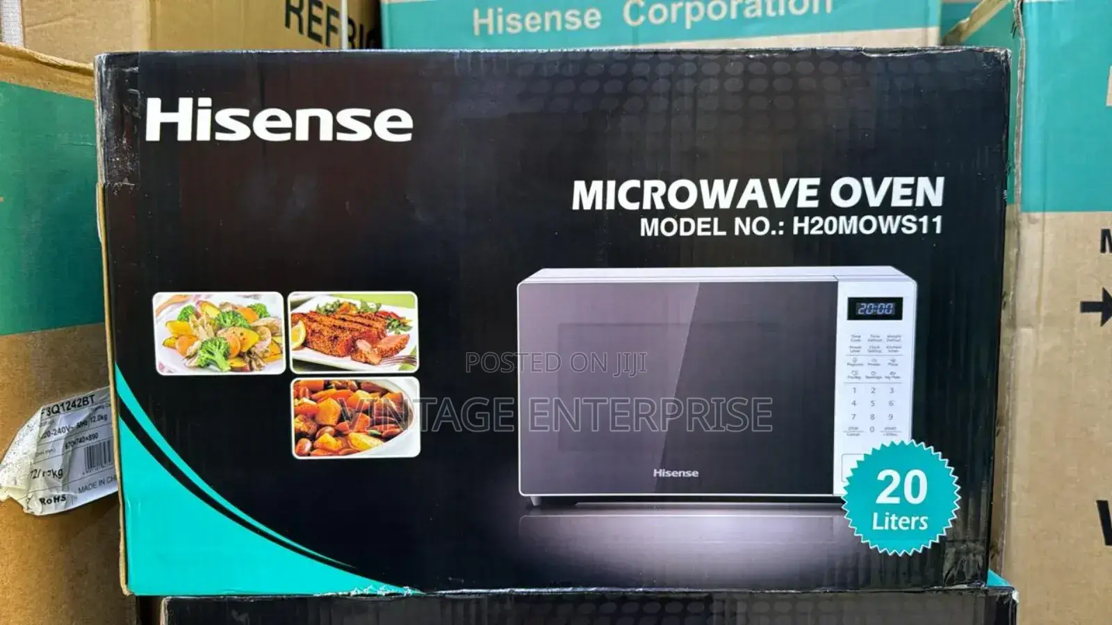Hisense White Digital Microwave