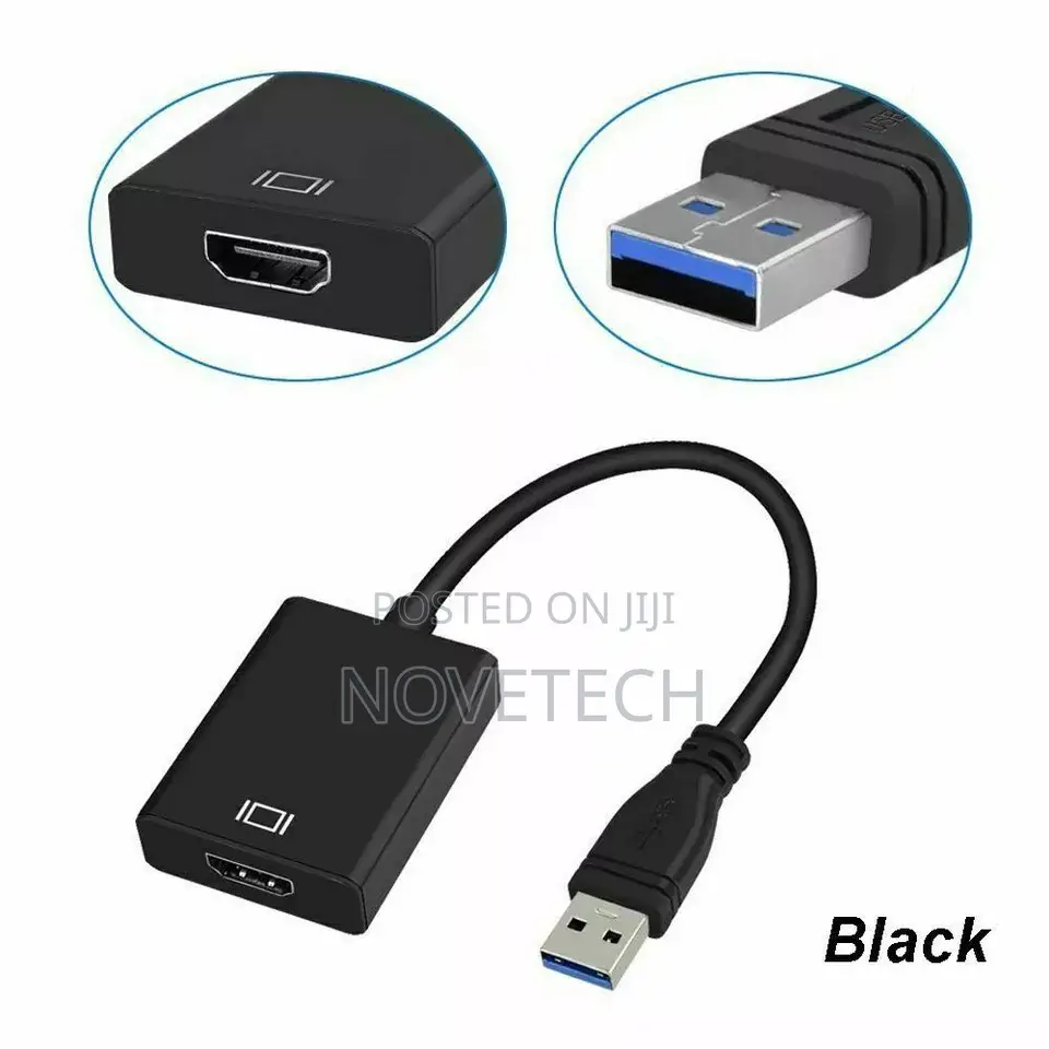 USB to HDMI Cable, USB to HDMI Adapter for Monitor ,Tvs