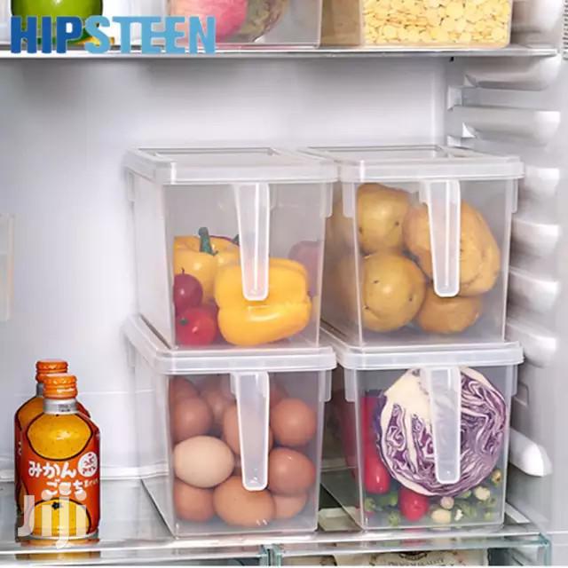 4pcs Plastic Freezer Containers With Handle