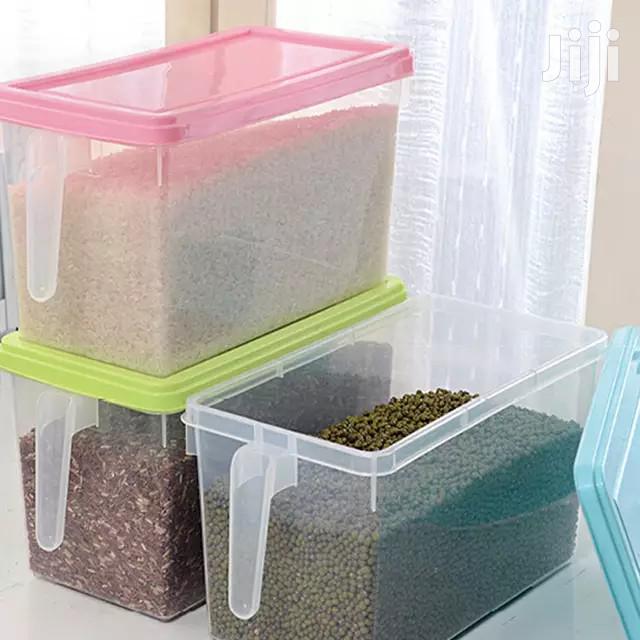 4pcs Plastic Freezer Containers With Handle