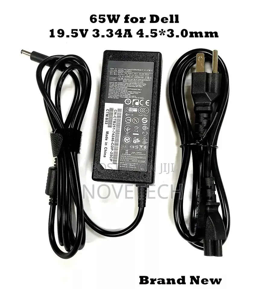 65W Laptop Adapter Charger for DELL Small Pin