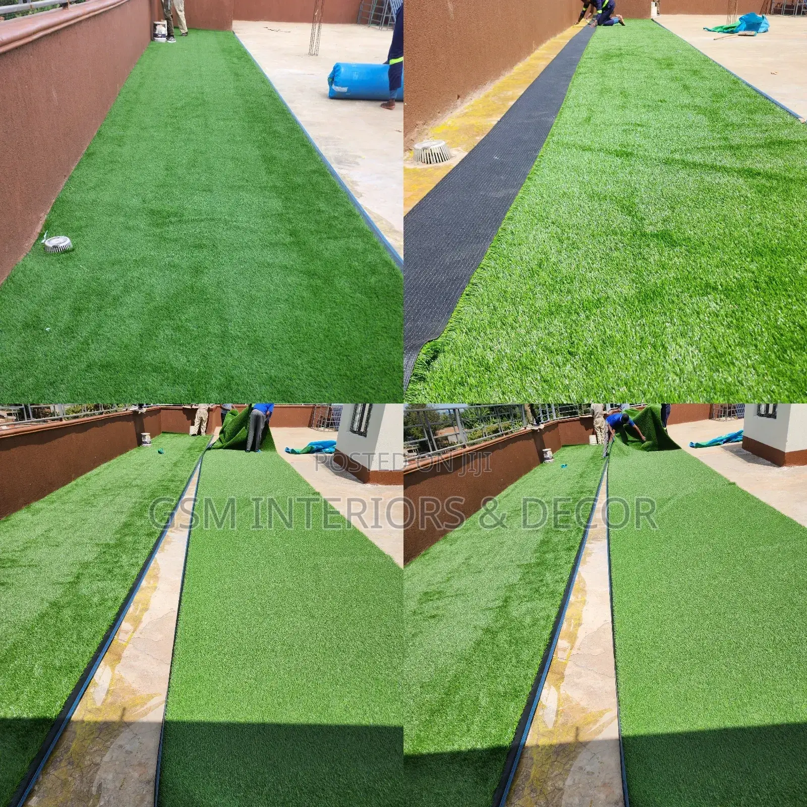 Rooftop Grass Carpets Green Grass