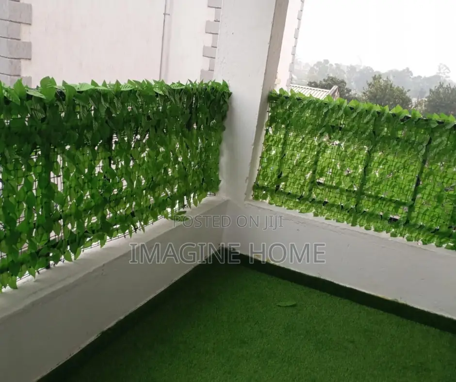Light/Dark Green Fences Balcony Home Decoration