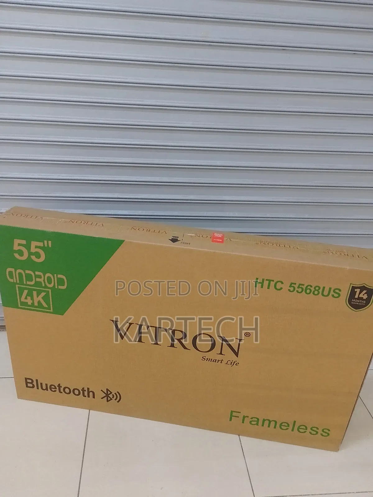 Vitron 55" Smart Android Flameless Tv (5568us)