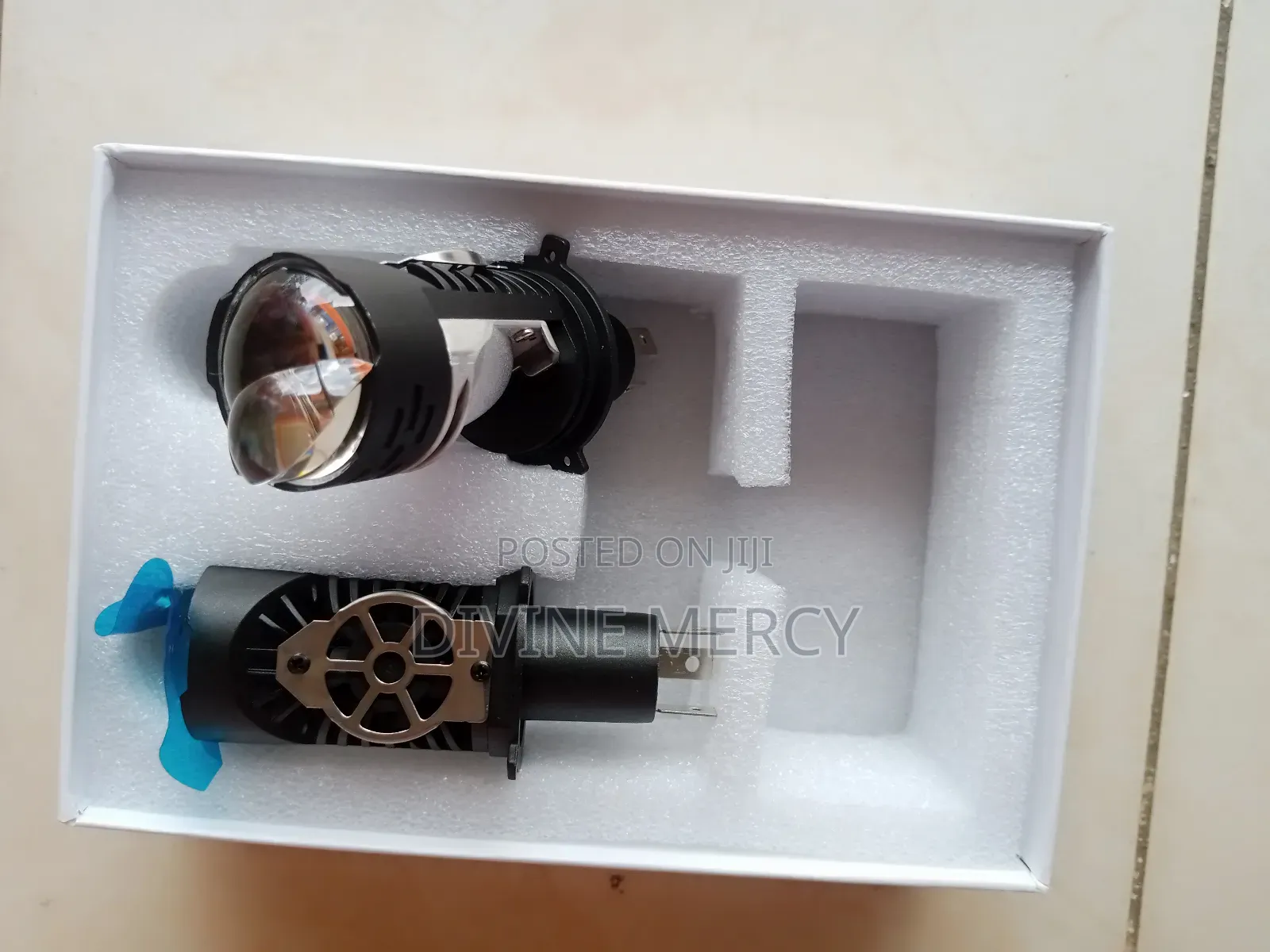 H4 LED Mini Projector Car Headlights Bulbs