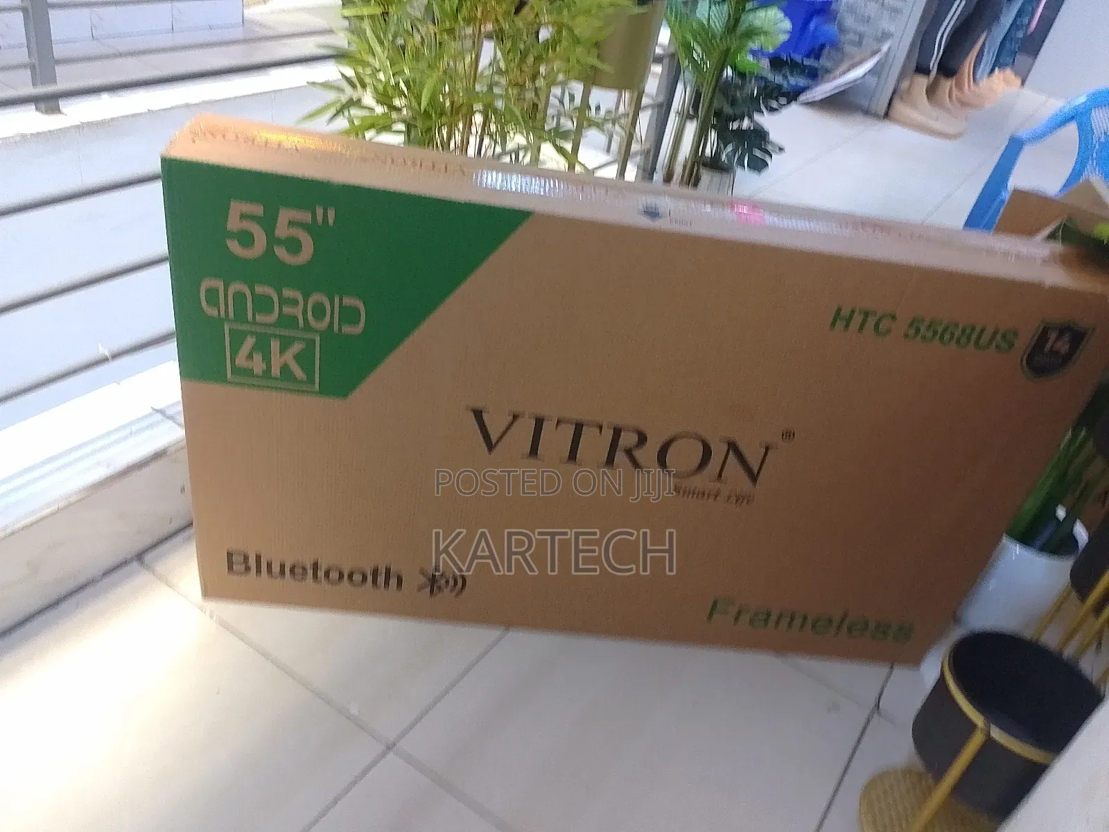 Vitron 55 Inches Smart Tv Frameless Bluetooth Enabled