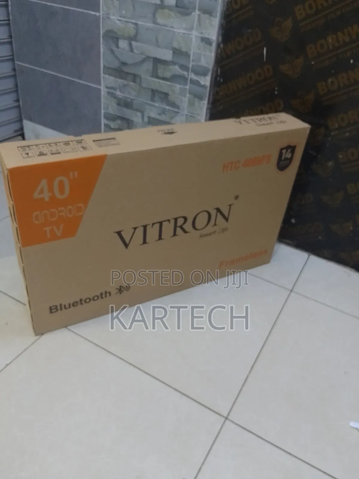 Vitron 40" Frameless Android Tv,Playstore, Bluetooth Enabled