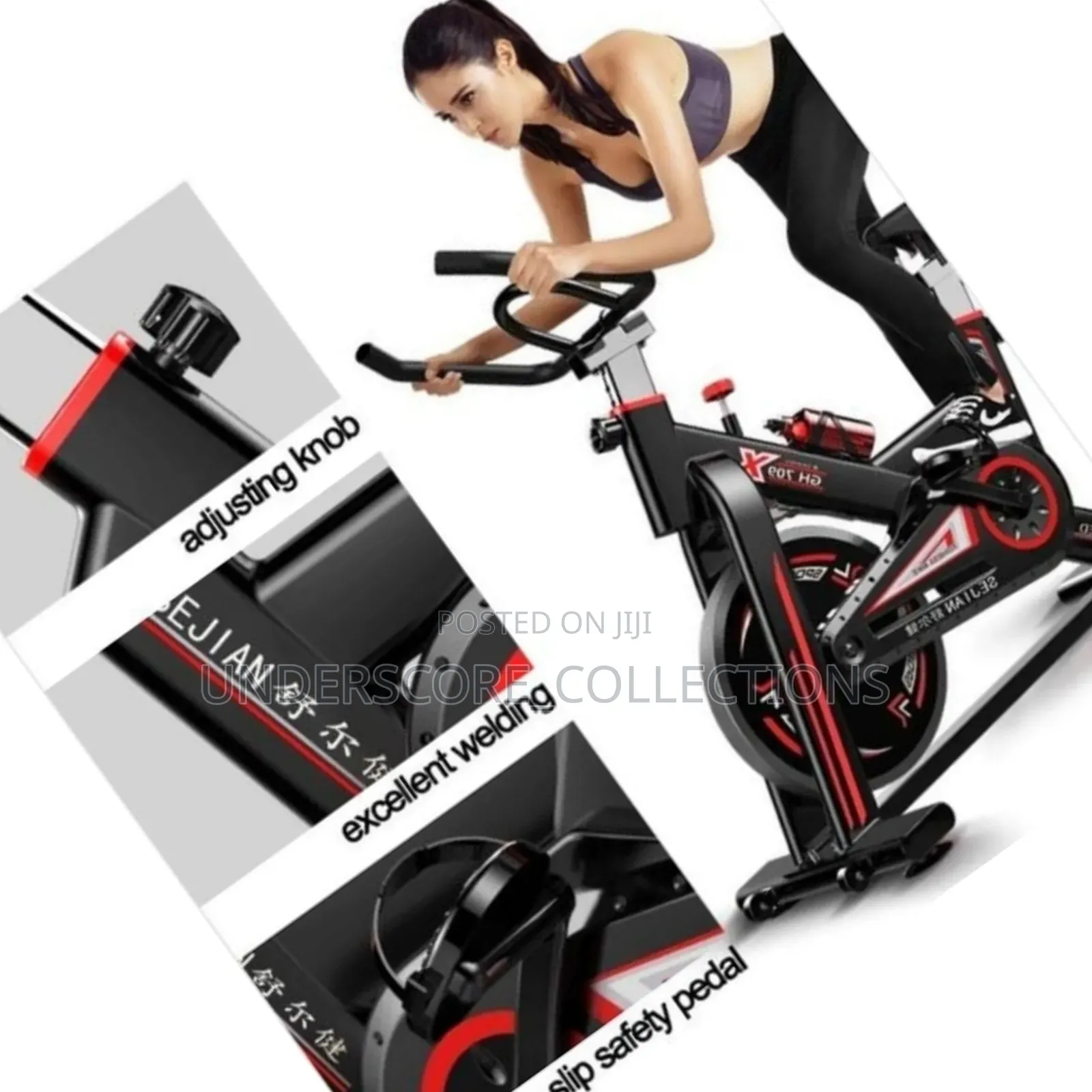 *Exercise Spinning Bike, 350lbs (160kg) Weight Heavy Duty