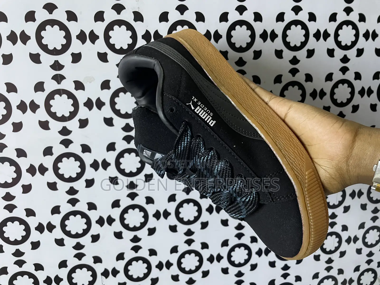 Black Double Sole Puma Suede Xl 40-45