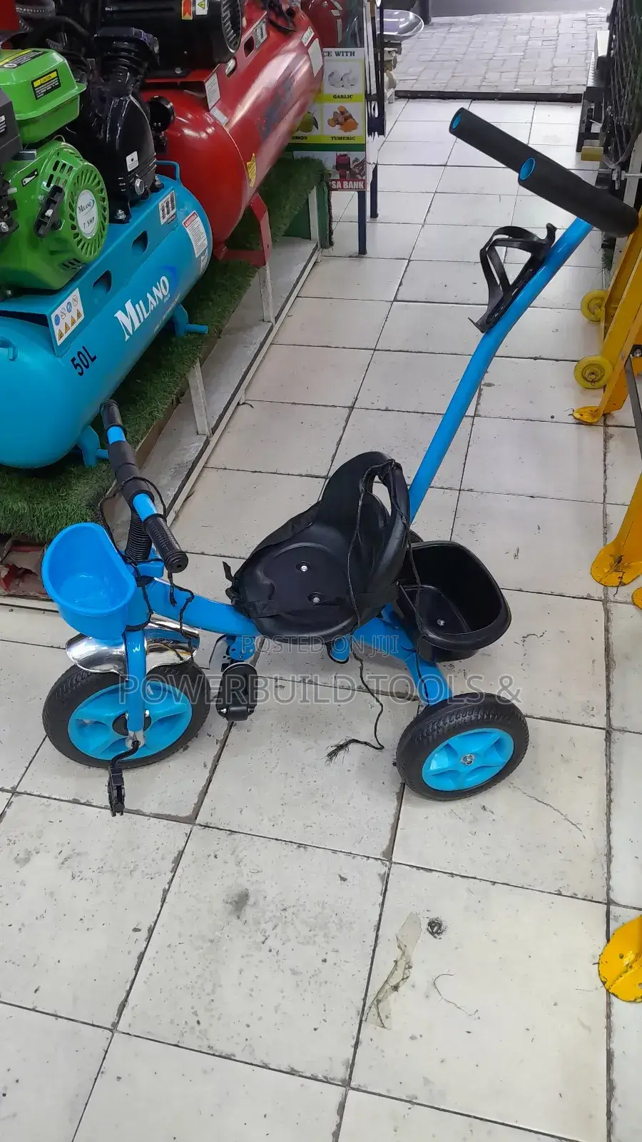 Toddler Training Tricycle With Safety Handle and Belt