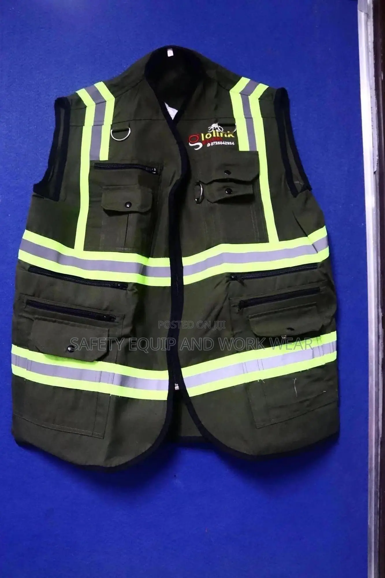 Reflector Jacket Green Customized