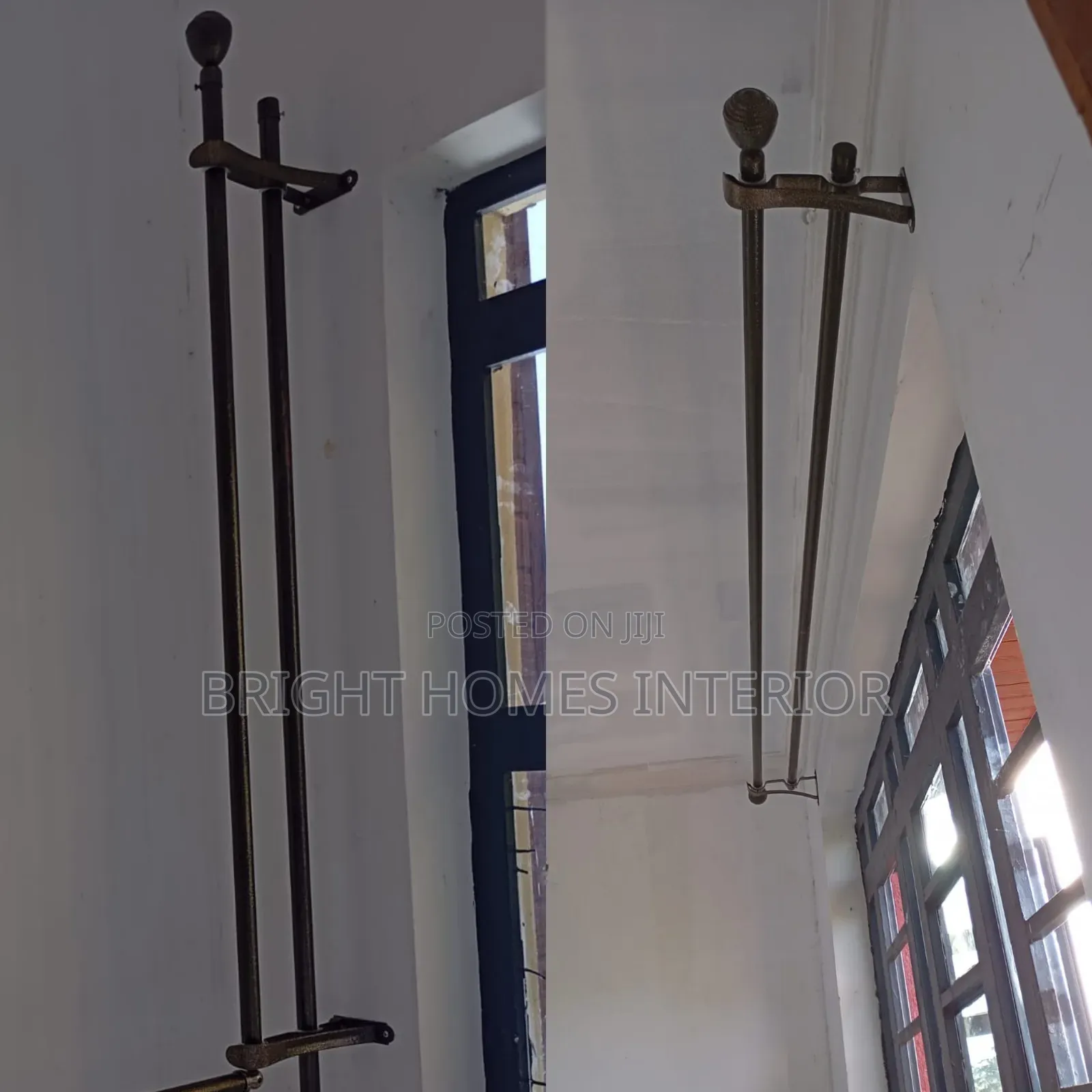 Jua Kali Curtain Coated Rods Smooth Jua Kali Rod
