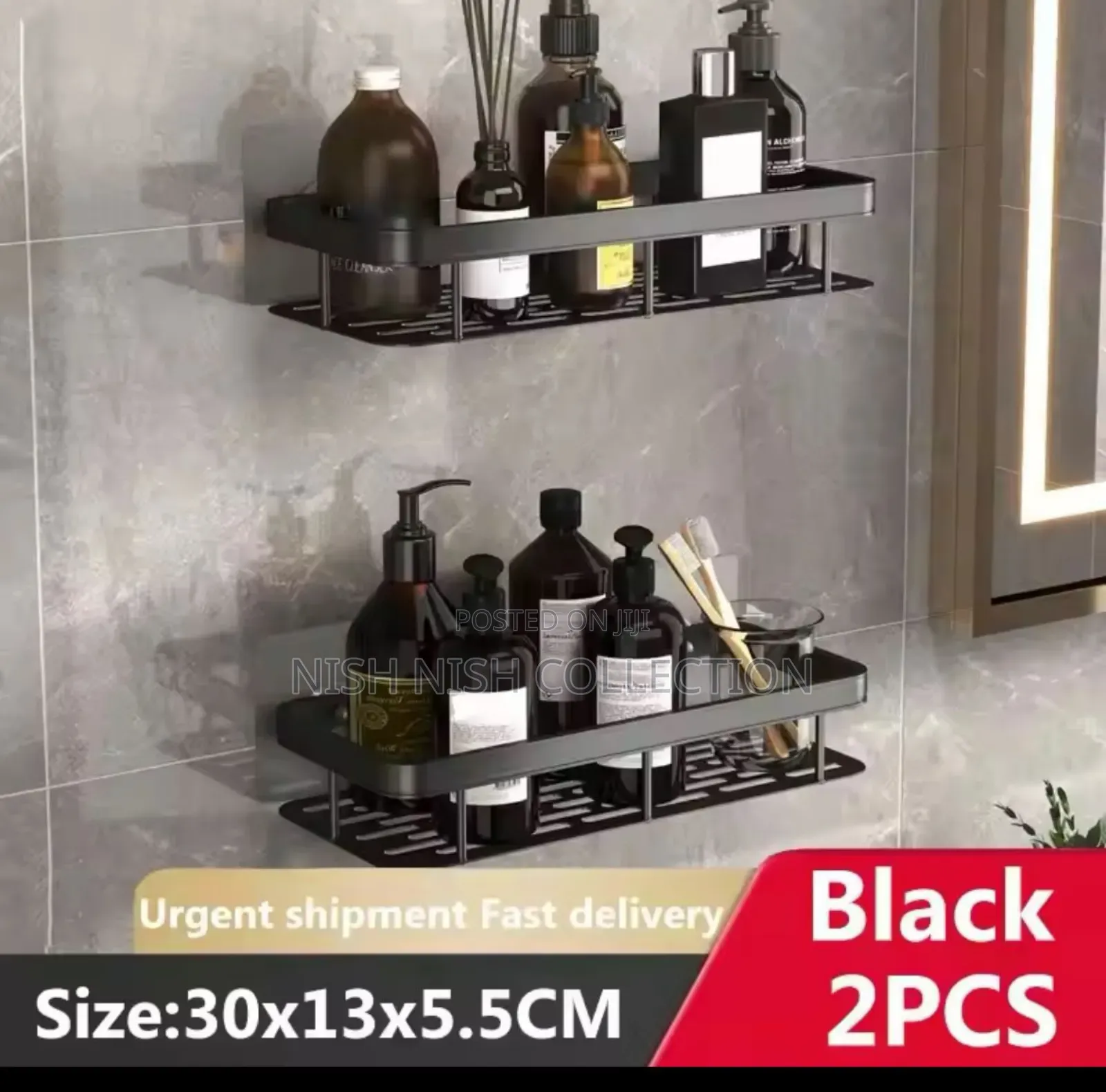 2 Piece Bathroom Organizer