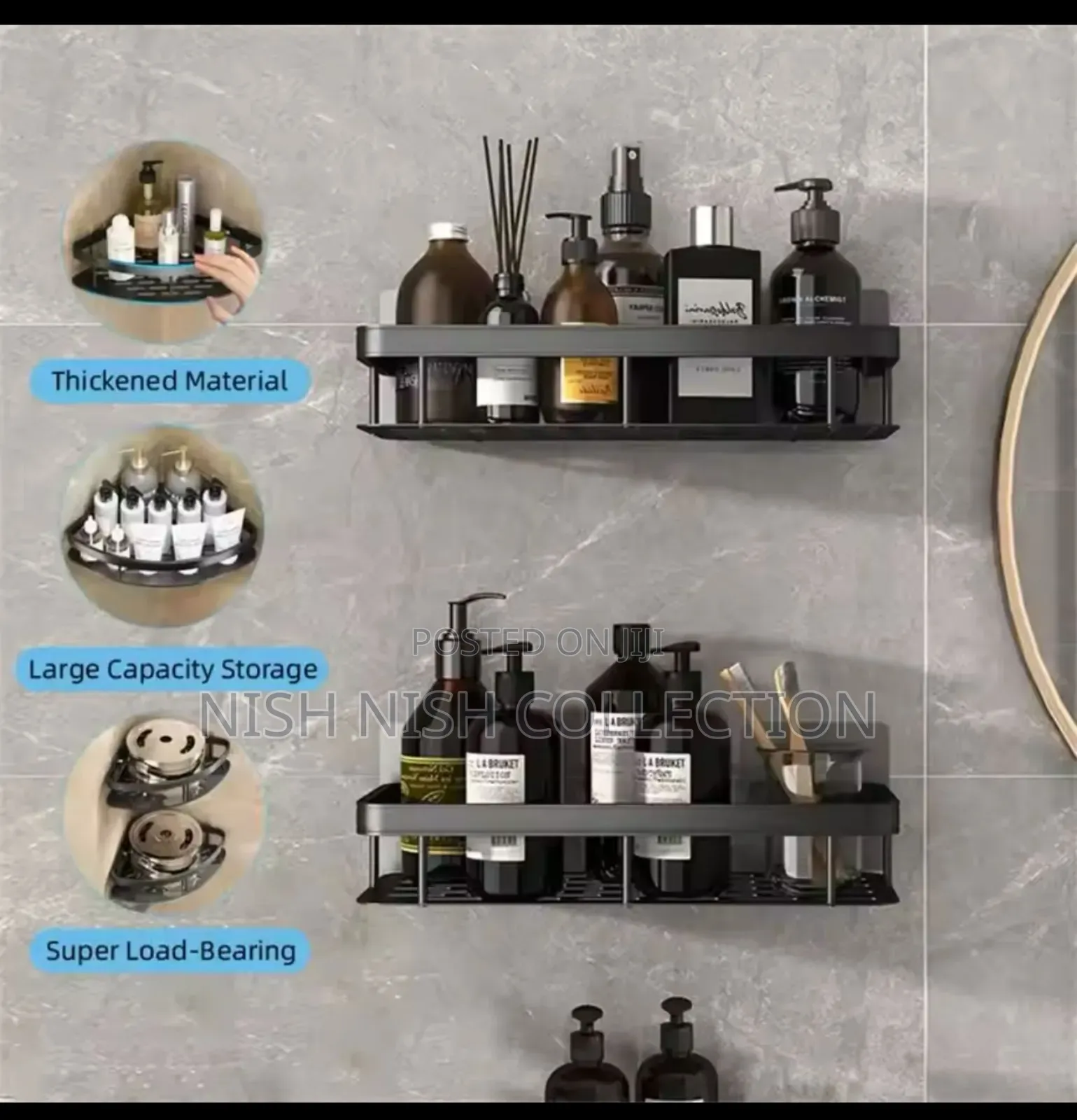 2 Piece Bathroom Organizer