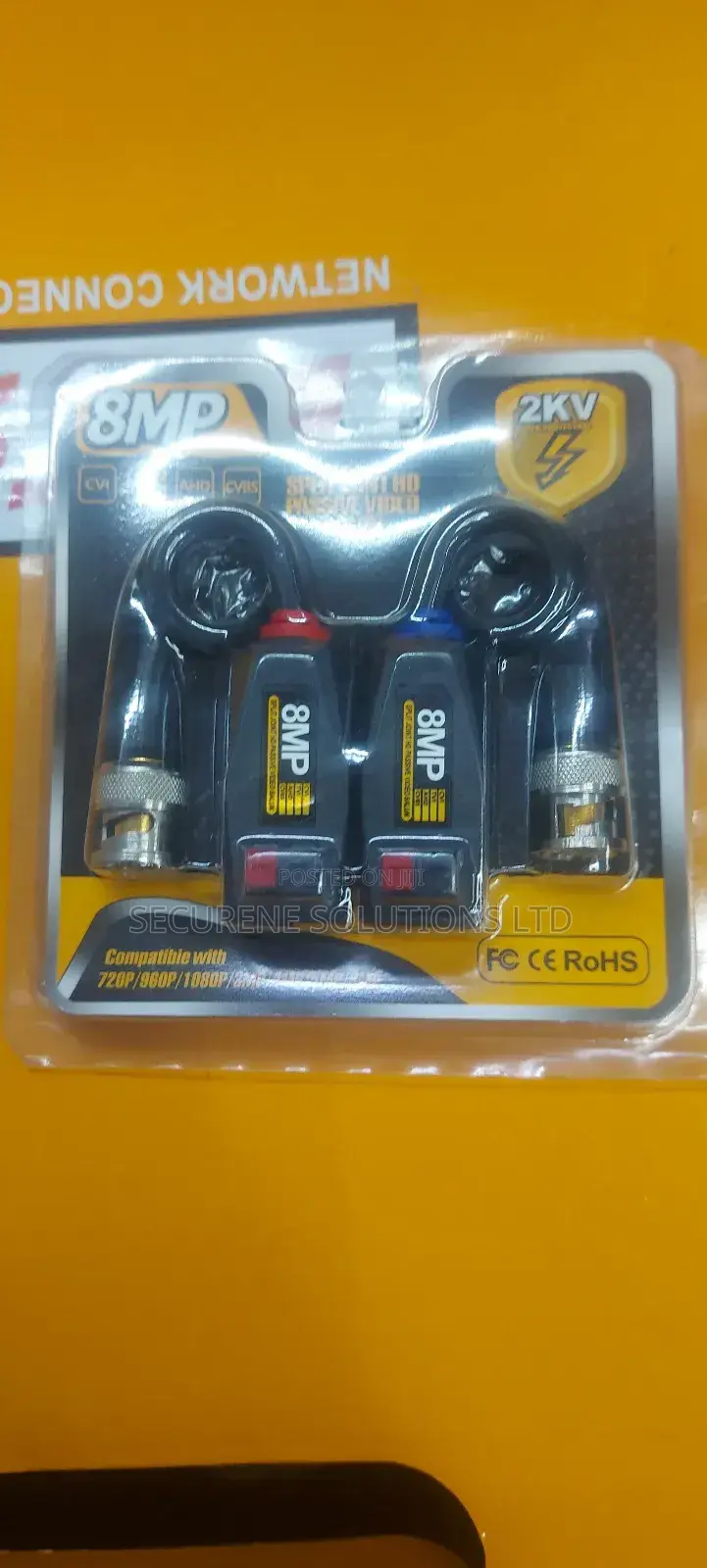 8mp/ Passive Hd BNC Video Balun