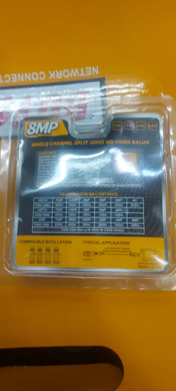 8mp/ Passive Hd BNC Video Balun
