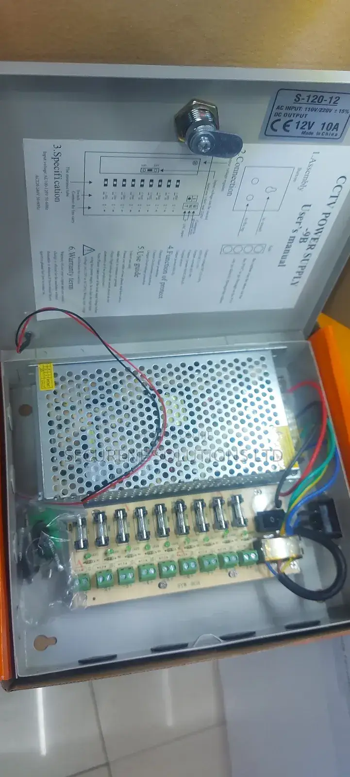 12V 10A CCTV Closed Power Supply.