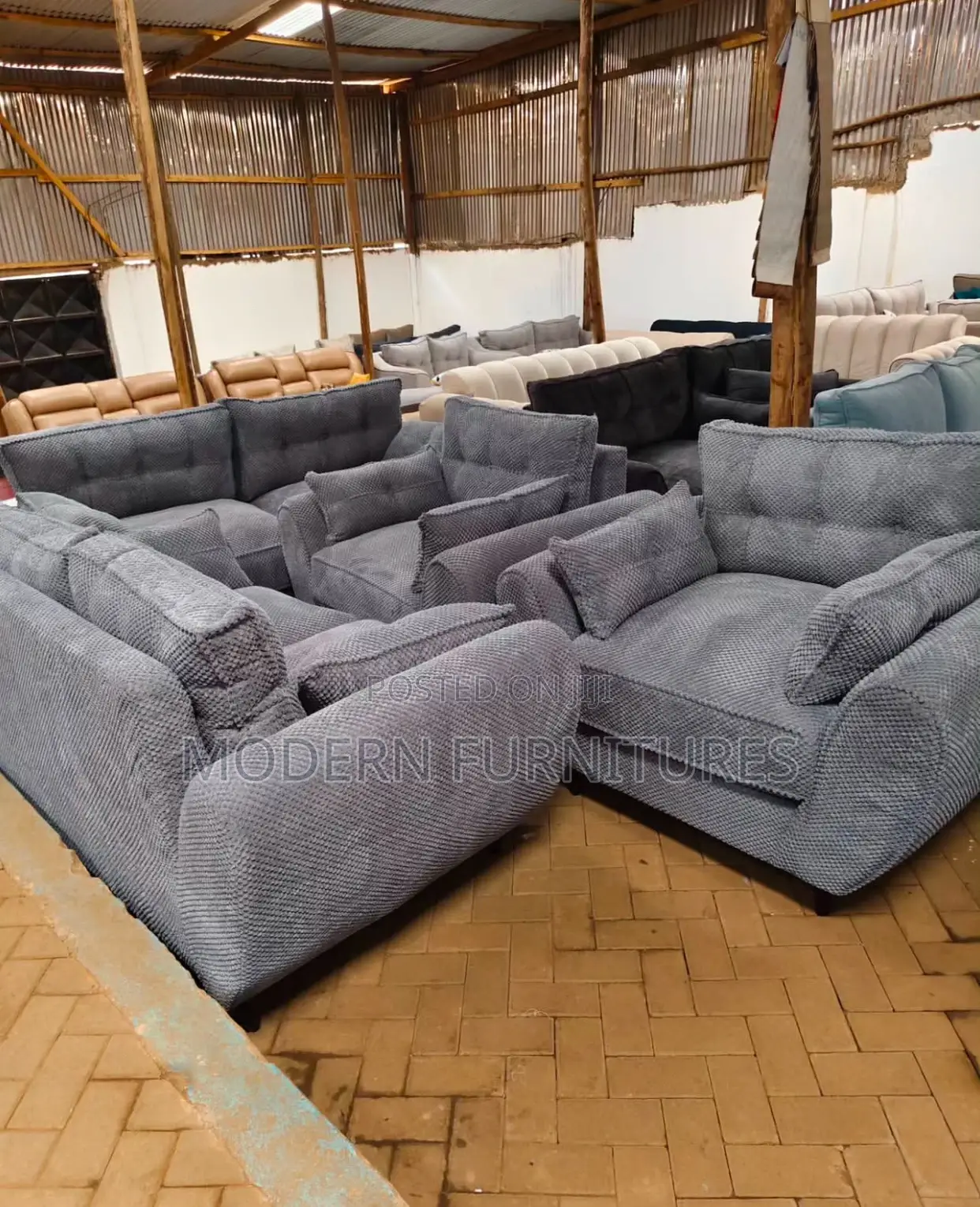 Elegant 7 Seater Butterfly Sofa