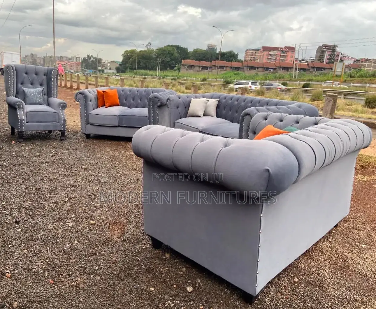 Classic 8 Seater Chesterfield Sofa