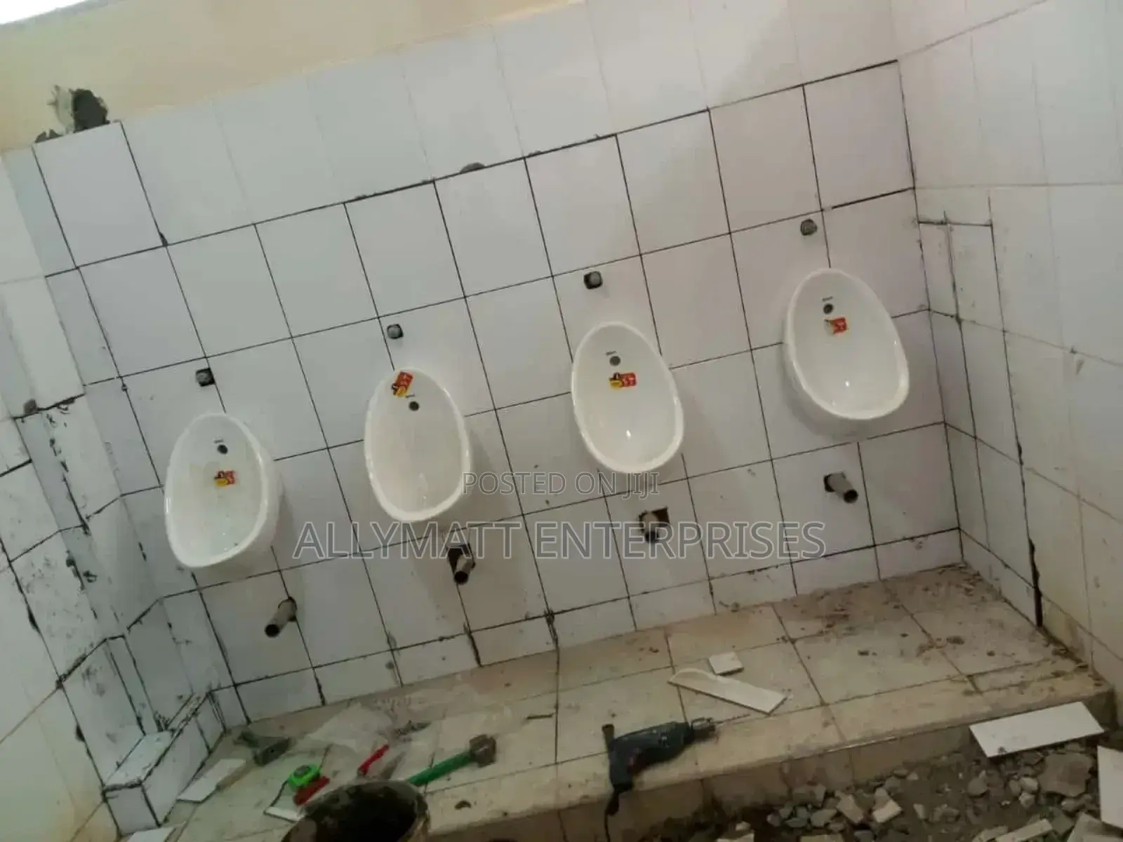 Installation of Urinals